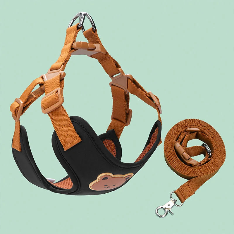 Breathable Pet Harness & Leash Set