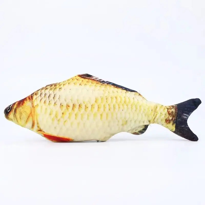 Interactive Cat Toy Fish Pillow