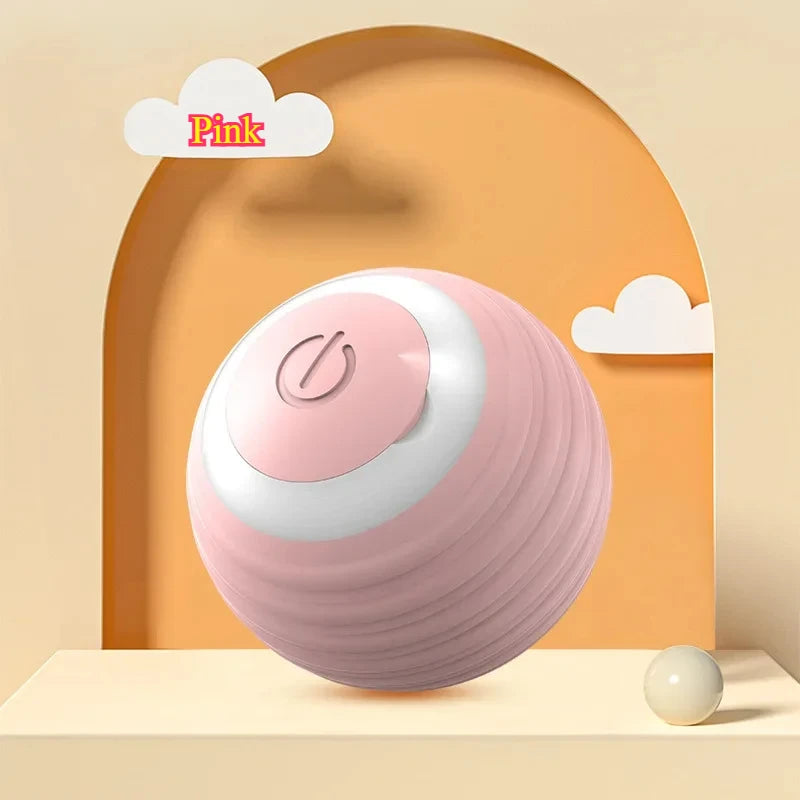 Interactive Cat Toy Ball with Faux Tail