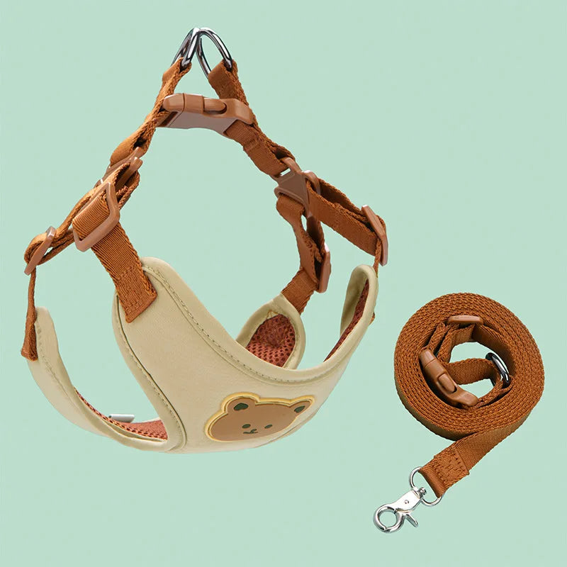 Breathable Pet Harness & Leash Set