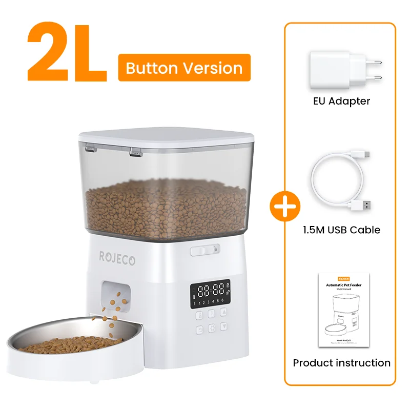 Automatic Pet Feeder – Button Control Version