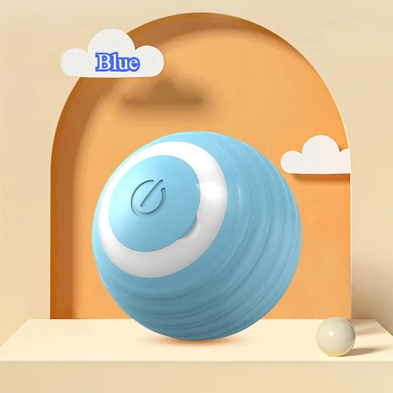 Interactive Cat Toy Ball with Faux Tail