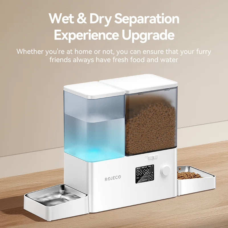Title: Automatic Pet Feeder Fountain