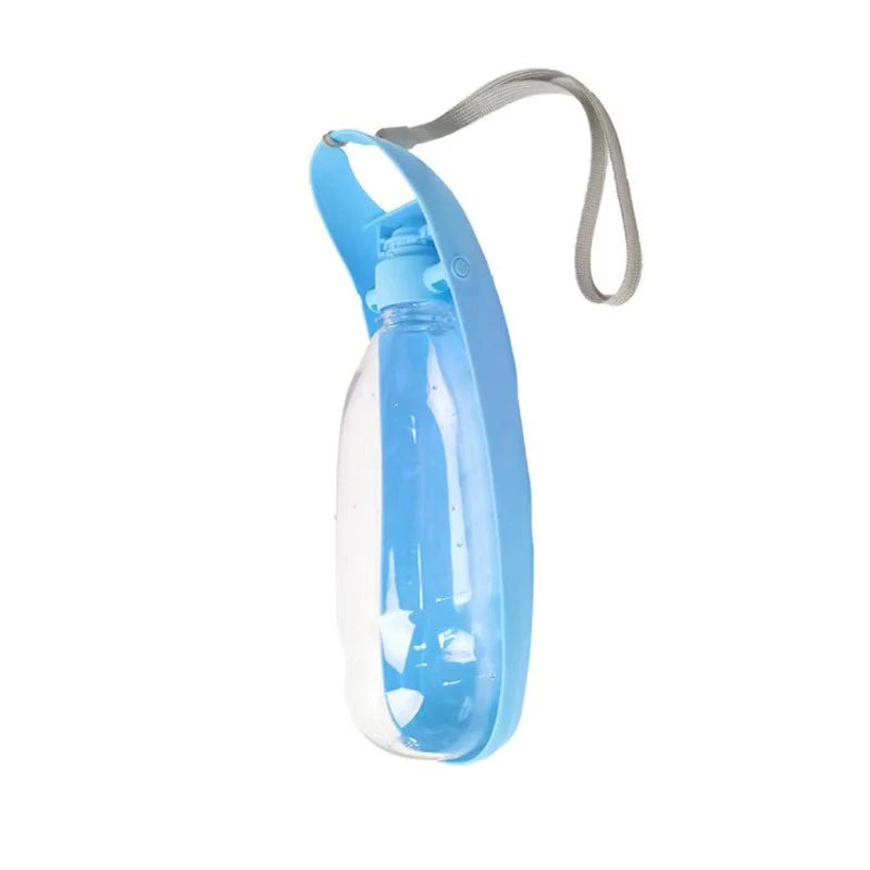 Portable Dog Water Bottle with Foldable Bowl