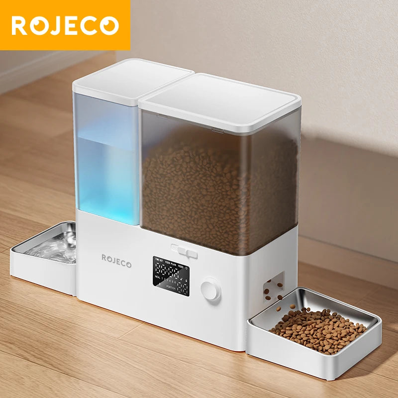 Title: Automatic Pet Feeder Fountain