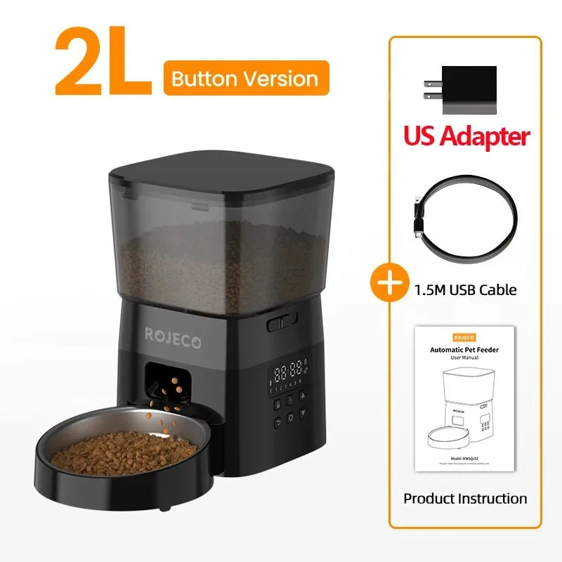 Automatic Pet Feeder – Button Control Version