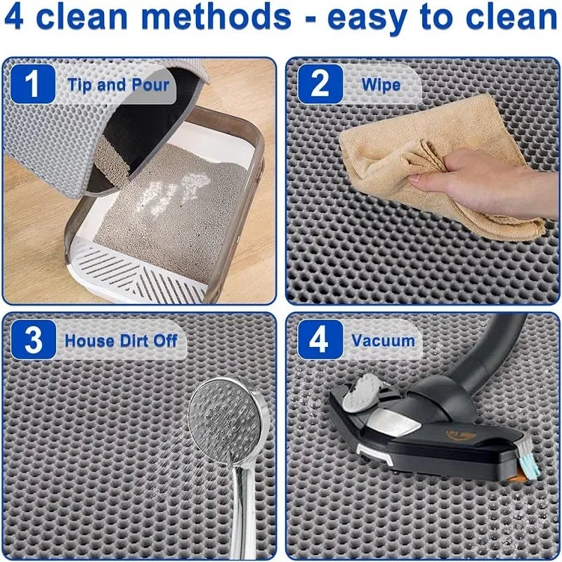 Waterproof Cat Litter Mat – Double Layer
