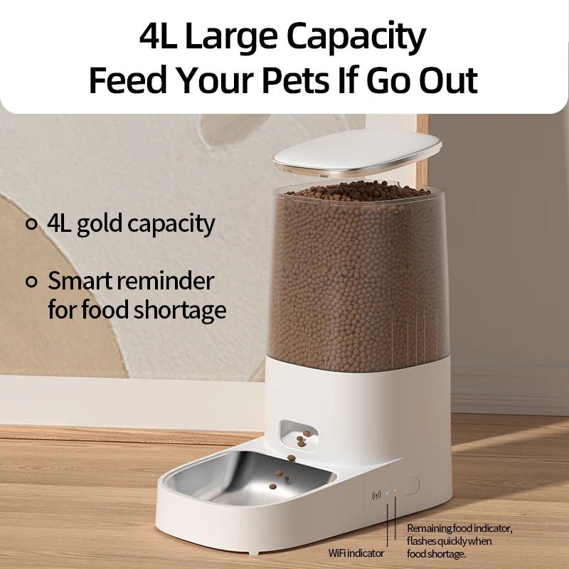 Smart Automatic Pet Feeder with WiFi Control