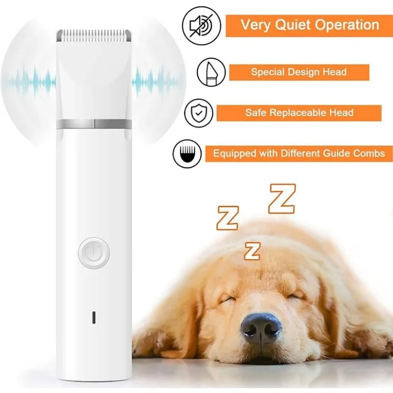 4-in-1 Rechargeable Pet Grooming Kit