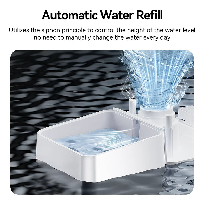 Title: Automatic Pet Feeder Fountain
