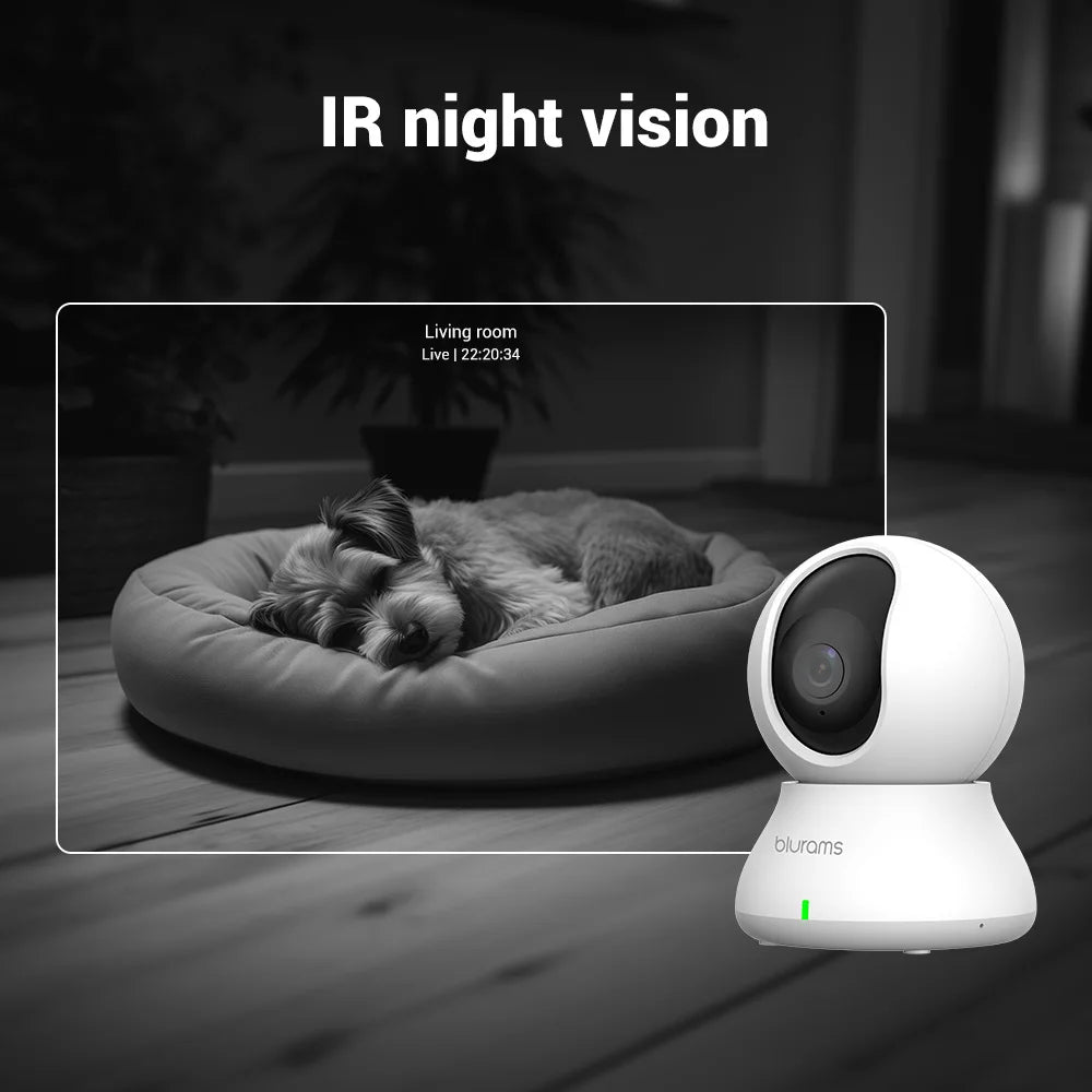 2K WiFi Pet Security Camera
