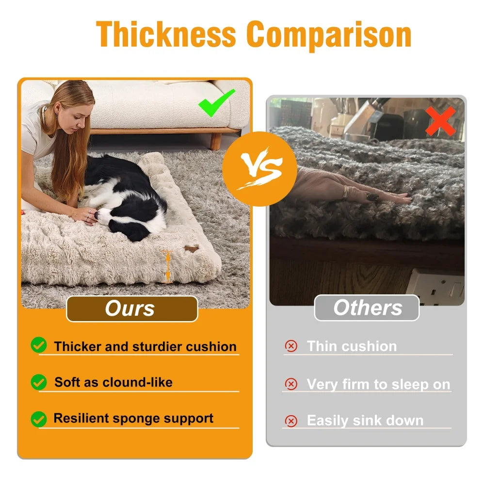 Ultra Plush Pet Bed Cushion