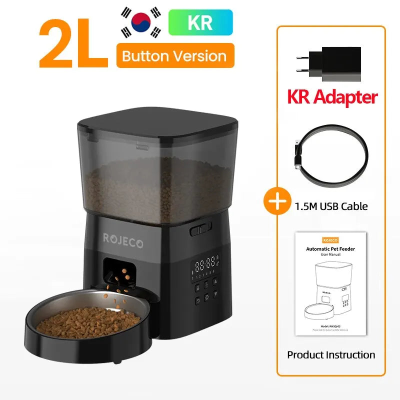 Automatic Pet Feeder – Button Control Version
