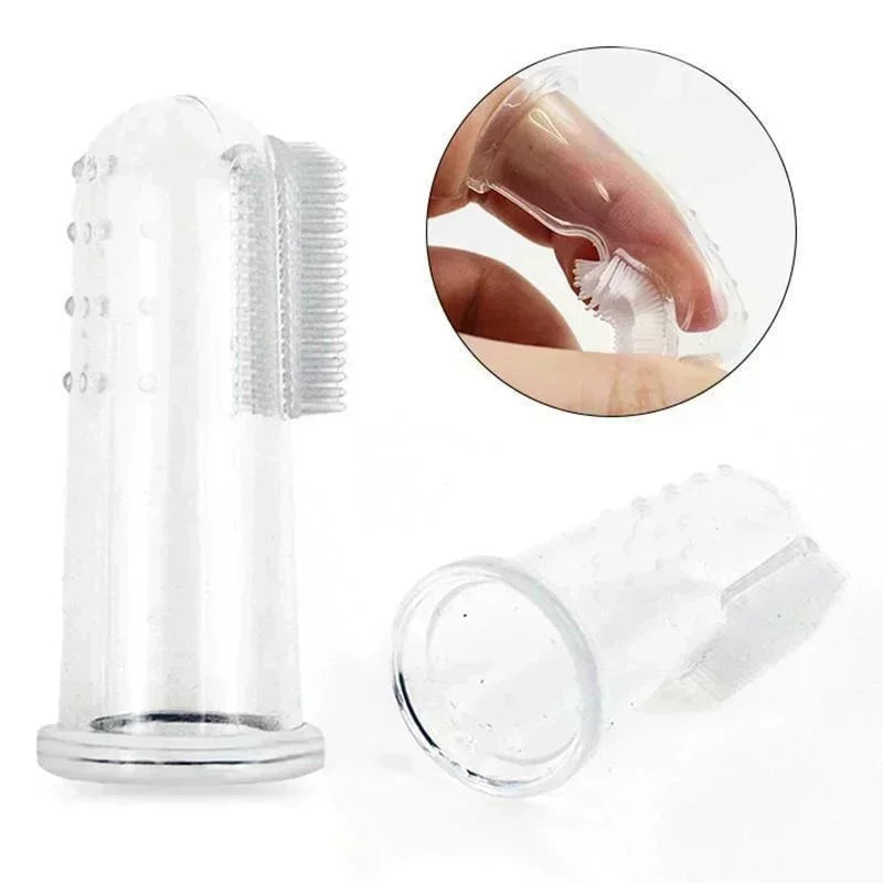 5pcs Soft Pet Finger Toothbrush Set