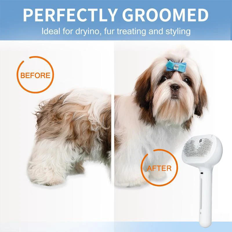 Pet Steam Massage Comb for Dogs & Cats