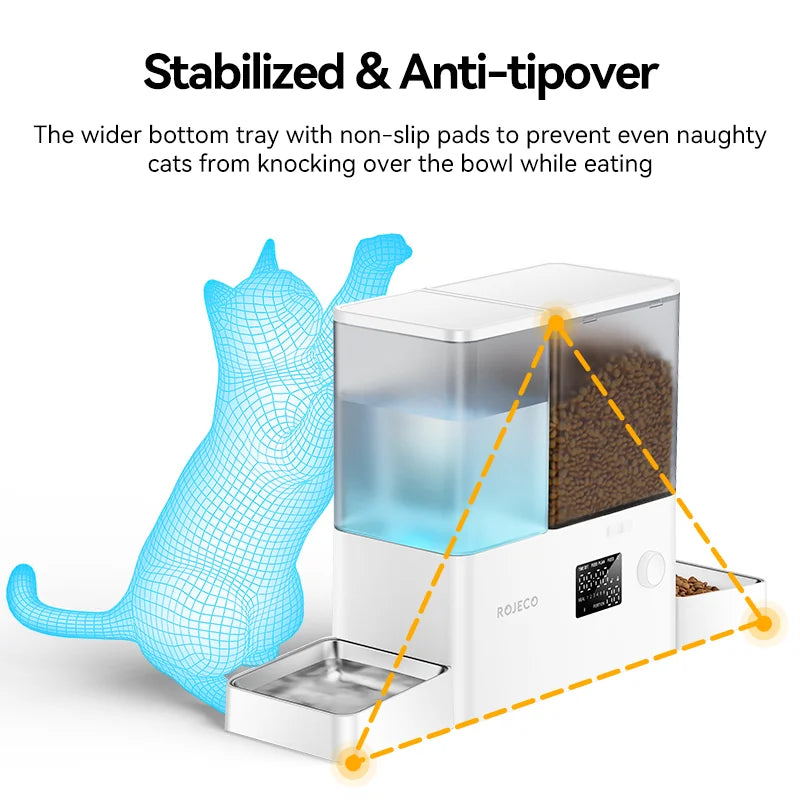 Title: Automatic Pet Feeder Fountain