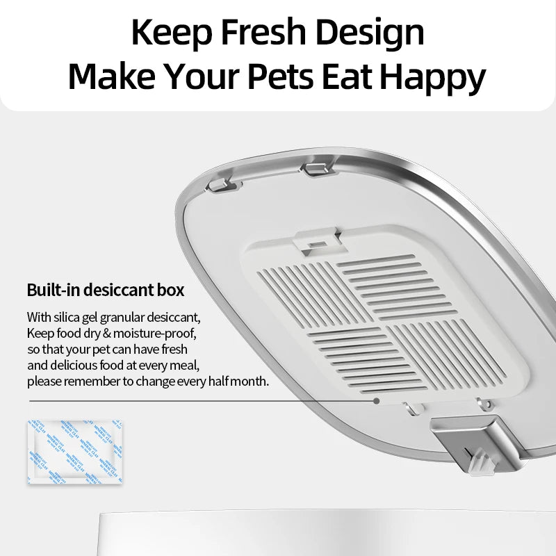 Smart Automatic Pet Feeder with WiFi Control