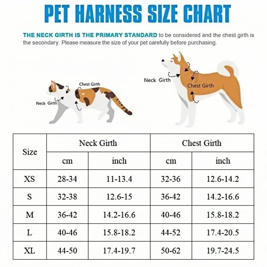 Breathable Pet Harness & Leash Set