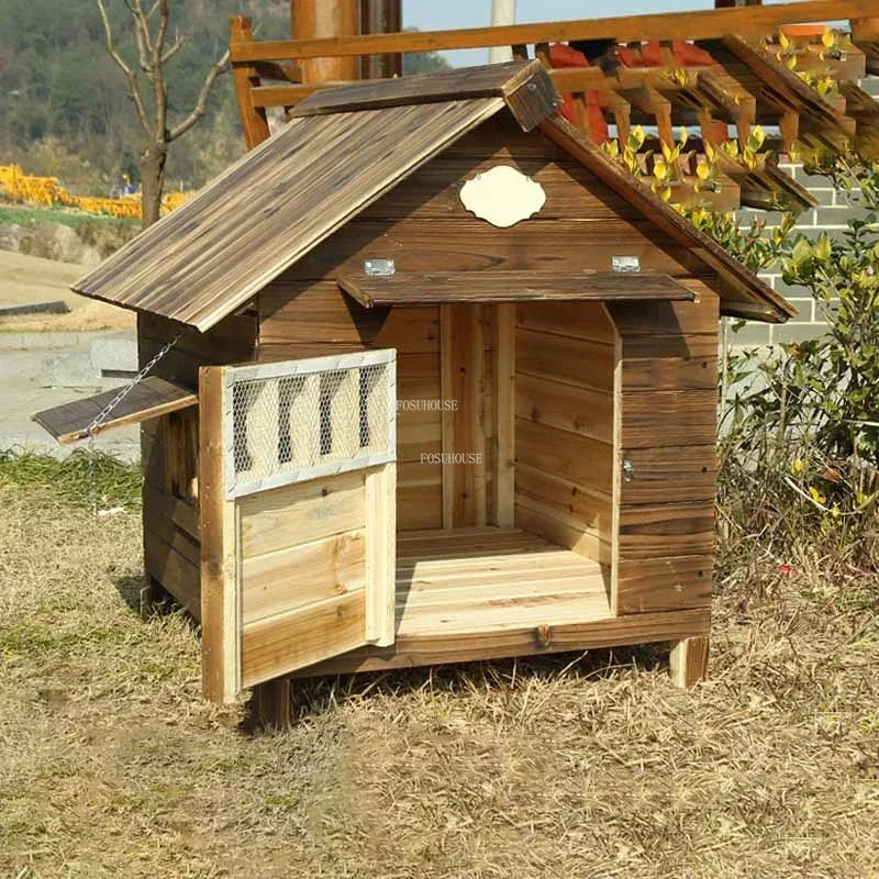 Winter Warm, Rainproof & Sunscreen Kennel for Medium & Large Dogs