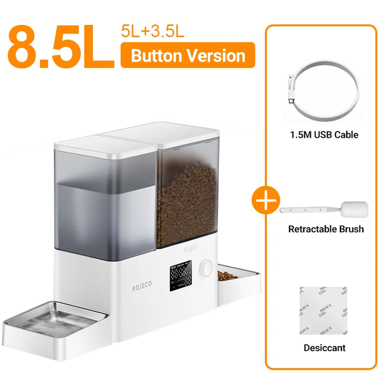 Title: Automatic Pet Feeder Fountain