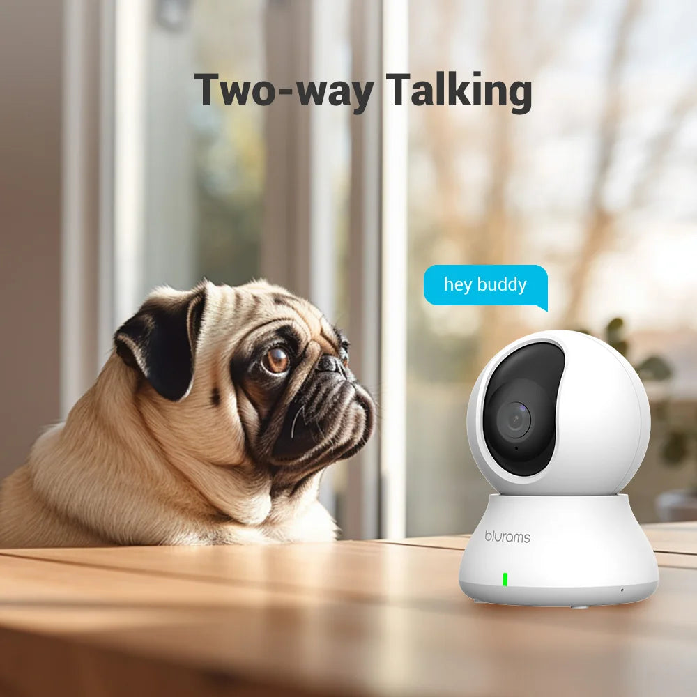2K WiFi Pet Security Camera