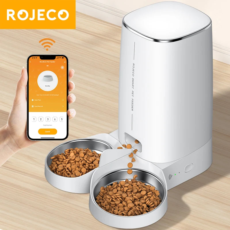 Smart Automatic Pet Feeder with WiFi Control