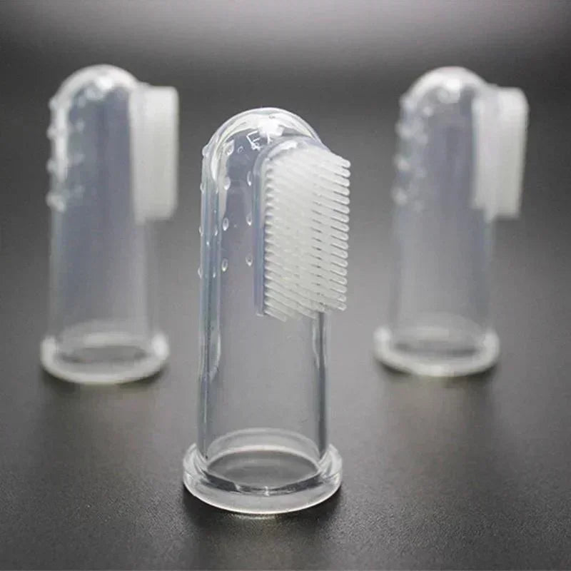 5pcs Soft Pet Finger Toothbrush Set