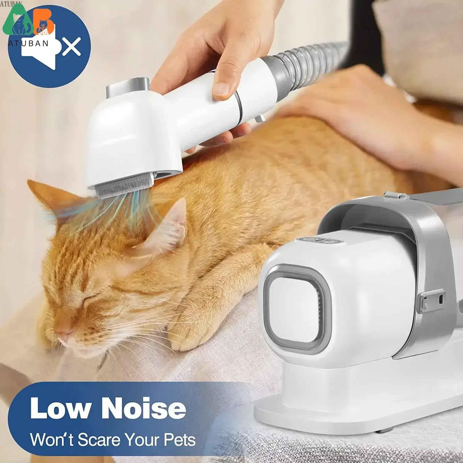 Pet Grooming Vacuum & Hair Removal Kit