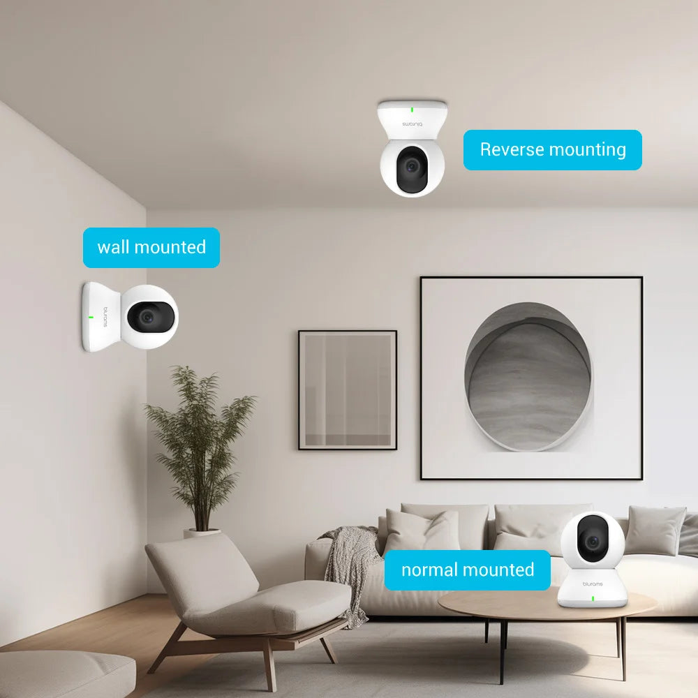 2K WiFi Pet Security Camera