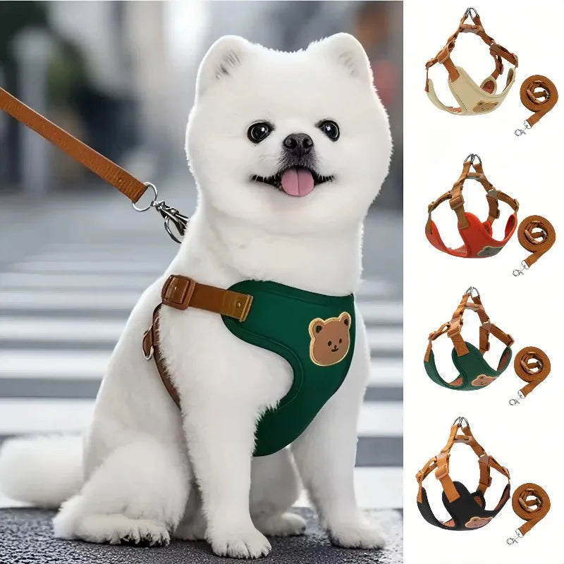 Breathable Pet Harness & Leash Set