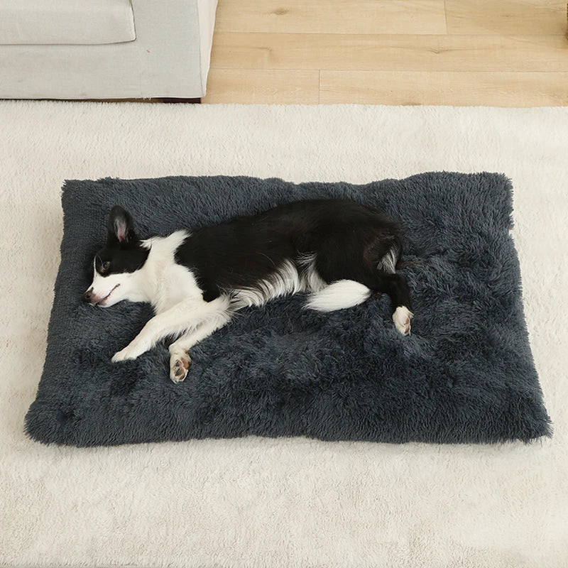 Plush Long-Fur Pet Bed