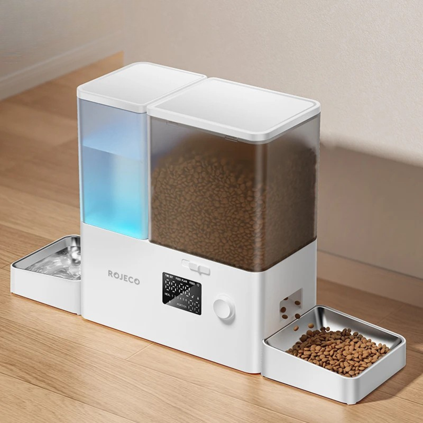 Title: Automatic Pet Feeder Fountain