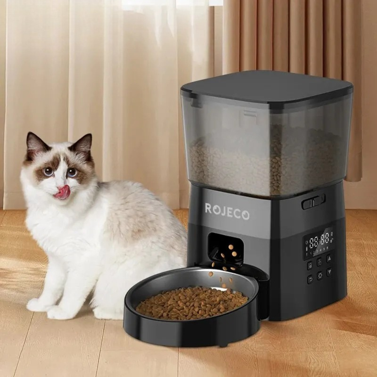 Automatic Pet Feeder – Button Control Version